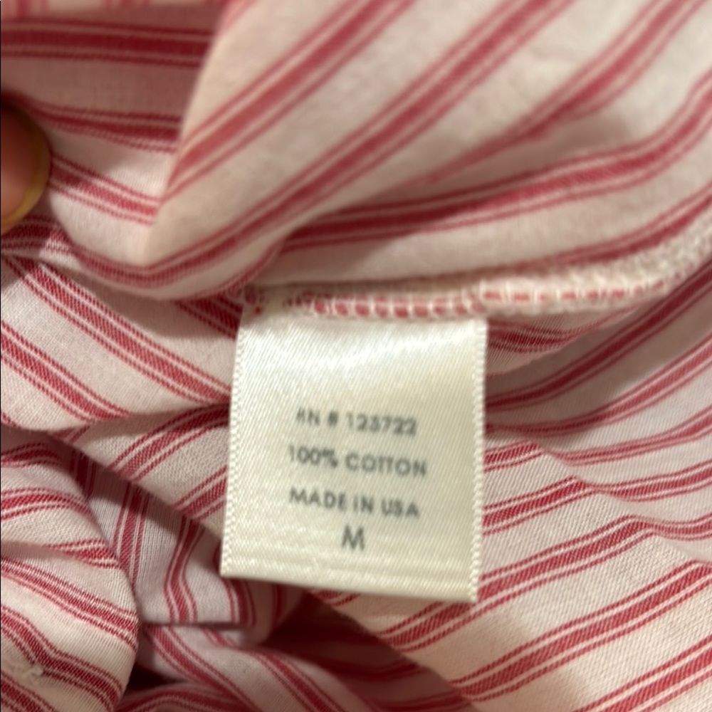 XIRENA stripped button down Shirt size M - Picture 10 of 11